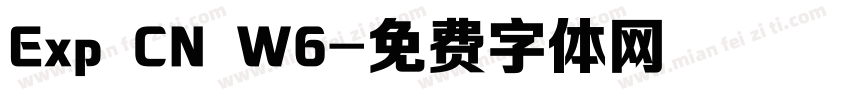 Exp CN W6字体转换